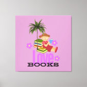 ストレッチされたキャンバス印刷ラブブック キャンバスプリント (正面)