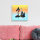 ストレッチされたキャンバス印刷 – ビーチ キャンバスプリント (インサイチュ (リビング))