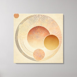 ストレッチされたキャンバス印刷 – 暖かいボヘミアン日が差すこと キャンバスプリント