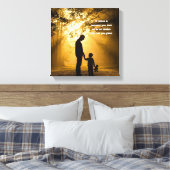 ストレッチされたキャンバス印刷🖼️親愛パパ キャンバスプリント (インサイチュ (寝室))