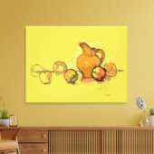 ストレッチされたキャンバス印刷'#STL-3d' キャンバスプリント (インサイチュ (リビング))