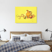 ストレッチされたキャンバス印刷'#STL-3d' キャンバスプリント (インサイチュ (寝室))