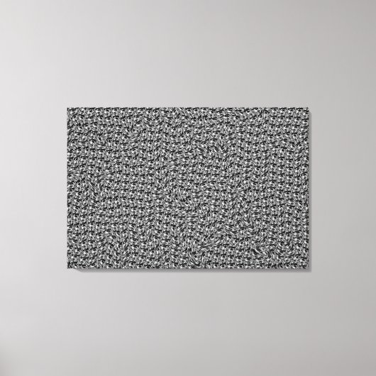 ストレッチされたキャンバス忙し印刷 – DM単位 キャンバスプリント (正面)