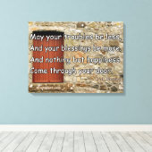 ストレッチされたキャンバ賛美スアイリッシュのby WishHunt キャンバスプリント (インサイチュ (ウッドフロア))