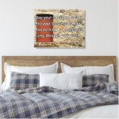 ストレッチされたキャンバ賛美スアイリッシュのby WishHunt キャンバスプリント (インサイチュ (寝室))