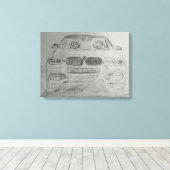 ストレッチカンバプリント キャンバスプリント (インサイチュ (ウッドフロア))