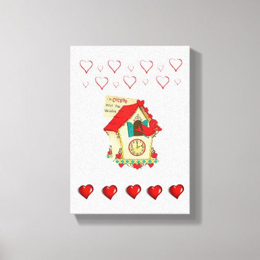 ストレッチキャンバスプリントバレンタインデー キャンバスプリント (正面)