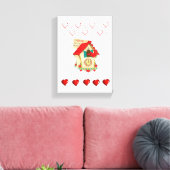 ストレッチキャンバスプリントバレンタインデー キャンバスプリント (インサイチュ (リビング))