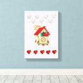 ストレッチキャンバスプリントバレンタインデー キャンバスプリント (インサイチュ (ウッドフロア))