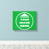 ストレッチパーソナライズされたキャンバス – イメージの追加/文字 キャンバスプリント (インサイチュ (ウッドフロア))