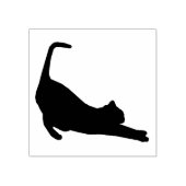 ストレッチ猫のスタンプ ラバースタンプ (インプリント)