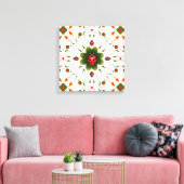 ストレッチCanvas Ladybug-テーマプリント16" X 16" キャンバスプリント (インサイチュ (リビング))