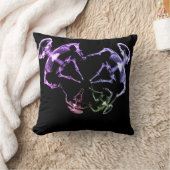 ストレッチX線スケルトンファミリ1 クッション (ブランケット)