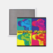 ストレットフォードスパークル – 冷蔵庫用マグネット マグネット (正面/裏面)