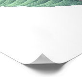 ストレプトカルプスの最高級植物性プリント ポスター (角)