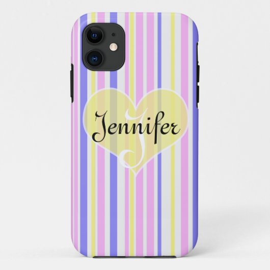ストレペンパトローン(paars, geel, wit en roze) Case-Mate iPhoneケース (裏面)