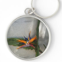 ストレリチアの花キーホルダー