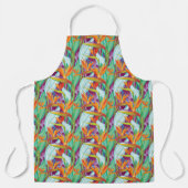 ストレリツィアパターン エプロン (正面)