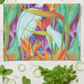 ストレリツィアパターン キッチンタオル (折り畳み)