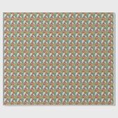 ストレリツィアパターン ラッピングペーパー (フラット)