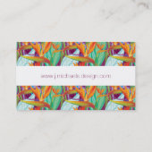 ストレリツィアパターン 名刺 (裏面)