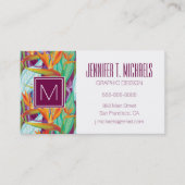 ストレリツィアパターン 名刺 (正面)