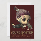 ストレンジフレンズハローウィンパーティ招待状 招待状 (正面)