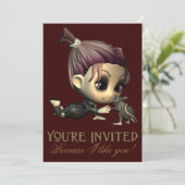 ストレンジフレンズハローウィンパーティ招待状 招待状 (スタンド正面)