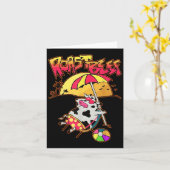 ストレンジャー ダスティン ラブ ローストビーフ ビーチ カウ TV パロディ カード (黄色い花)