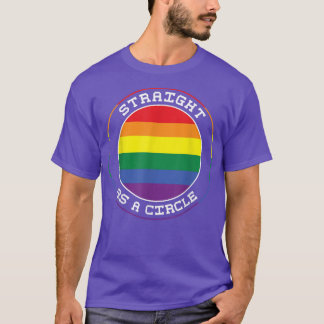 ストレーおもしろいトサークルゲイプライドLGBTQ LGBTプライドM Tシャツ