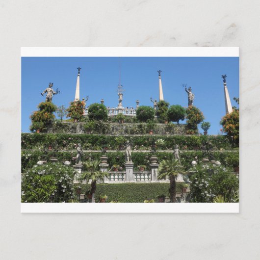 ストレーザのボロメオ宮殿 イタリア ポストカード (正面)