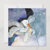 ストレージとベビーのカスタマイズ 招待状 (正面)