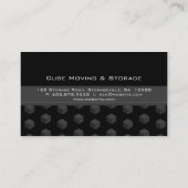 ストレージ名刺立方体ボックス黒灰色3D 名刺 (裏面)