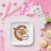 ストレートおいしそうなラーメン ペーパープレート (パーティー)