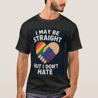 ストレートだけど憎悪は持たないプライドアライシャツ Tシャツ