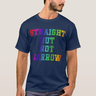 ストレートだけど狭くない ビンテージ おもしろTシャツ Tシャツ