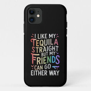 ストレートでもLGBTでも仲良くしようぜ！ テキーラ Funny LGBT iPhone 11 ケース