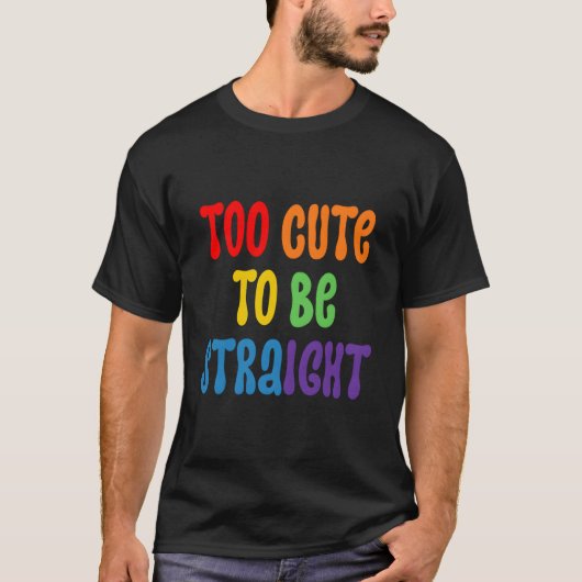 ストレートにはなれない Tシャツ (正面)