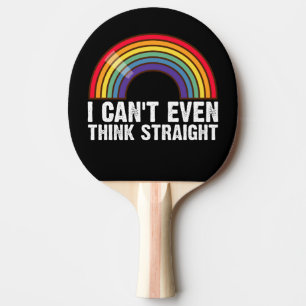 ストレートに考えられない LGBTQプライドマンス 卓球ラケット