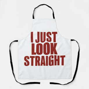 ストレートに見えるだけ LGBT ゲイ レズビアン プライド月間 エプロン