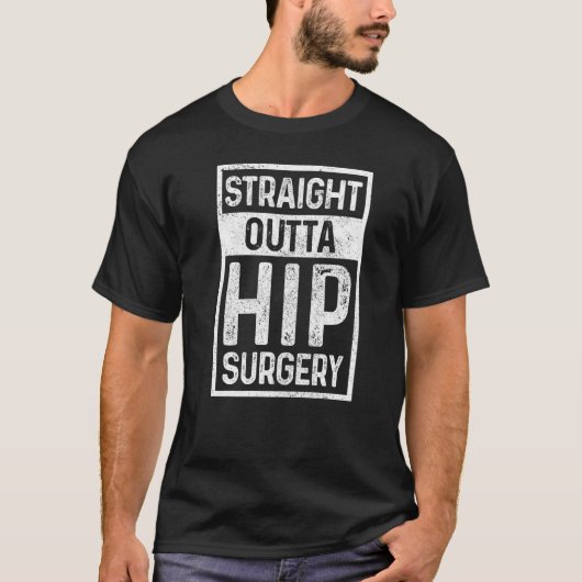 ストレートアウトタお尻交換手術の回復H Tシャツ (正面)