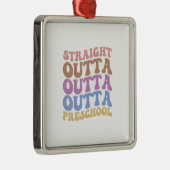 ストレートアウトタアウトタアウトタプレスクール メタルオーナメント (右)