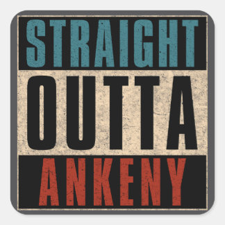 ストレートアウトタアンケニーアイオワIA スクエアシール