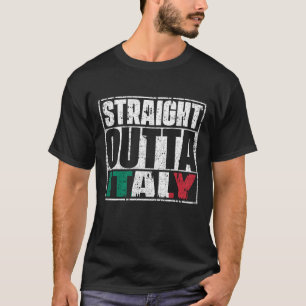 ストレートアウトタイタリア国旗 Tシャツ