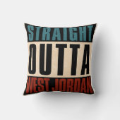 ストレートアウトタウェストジョーダンユタUT クッション (裏面)