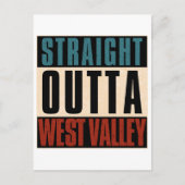 ストレートアウトタウエストバレーユタUT ポストカード (正面)