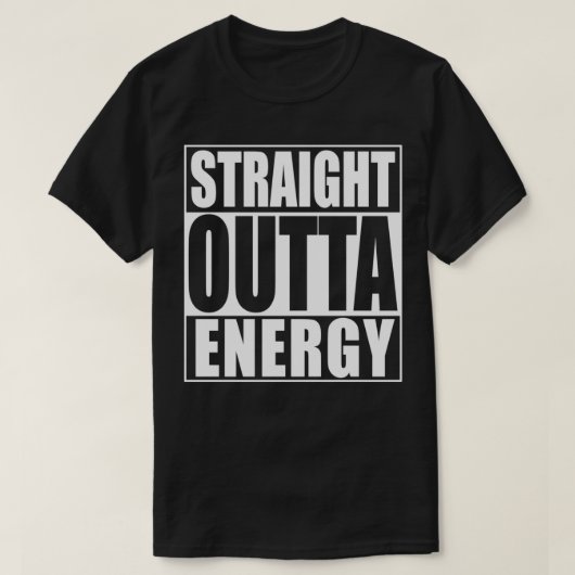 ストレートアウトタエナジープルオーバー Tシャツ (デザイン正面)