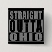 ストレートアウトタオハイオワードアート 缶バッジ (正面)