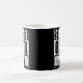 ストレートアウトタオルピントングラフィックA1 コーヒーマグカップ (中央)