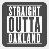 ストレートアウトタオークランド スクエアシール (正面)